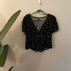 Floral Crop Top